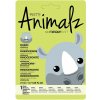 Pleťová maska masqueBAR Maska na obličej Animalz Rhino Sheet Mask 21 ml