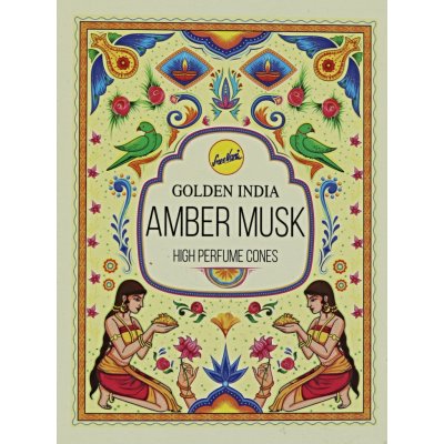 Sree Vari Vonné kužely tekoucí kouř AMBER MUSK 10 ks – Hledejceny.cz