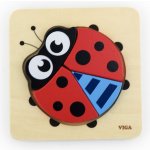 Viga dřevěné puzzle pro nejmenší delfín – Sleviste.cz