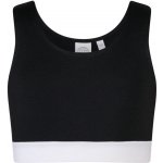 SF (Skinnifit) dívčí crop top na ramínka černá / bílá – Zbozi.Blesk.cz