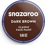 Snazaroo barva na obličej 18 ml Hnědá Dark Brown – Zboží Mobilmania