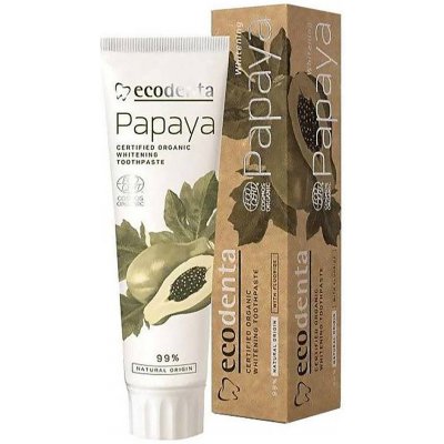 Ecodenta bělicí s výtažkem z papáji 100 ml – Hledejceny.cz
