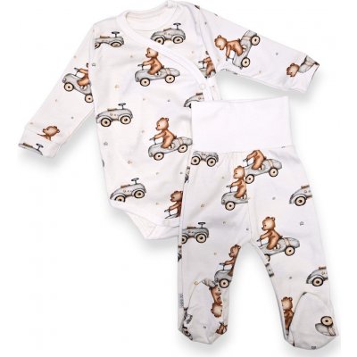 Le Bebe Zavinovací body polodupačky Méďa závodník – Zboží Mobilmania