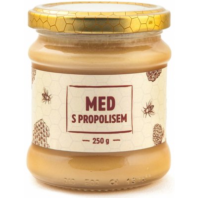 Včelí produkty Kolínek Med s propolisem 250 g – Zboží Mobilmania