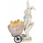 Dekorace králík s vozíkem a kuřátky 11*6*15 cm – Hledejceny.cz