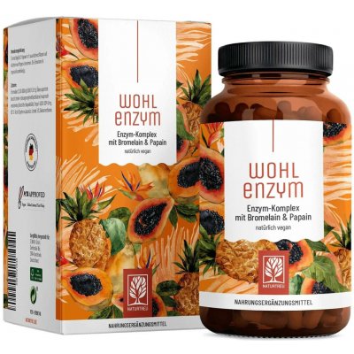 Naturtreu Prospěšný enzym Selen bromelain papain a rutin 120 kapslí – Hledejceny.cz