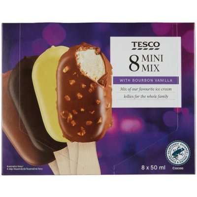 Tesco Mini Mix mražený krém 8 x 50 ml – Zboží Mobilmania