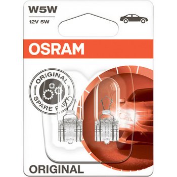 Osram Standard W5W W2.1x9.5d 12V 5W 2ks