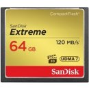 paměťová karta SanDisk CompactFlash Extreme 64 GB UDMA7 SDCFXSB-064G-G46
