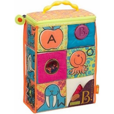 B.toys Textilní kostky ABC Block Party