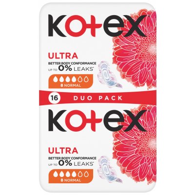 Kotex Ultra Normal Duo Pack intimní vložky 16 ks – Hledejceny.cz