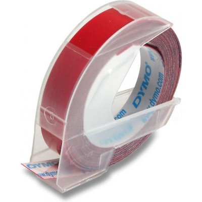 Dymo 520102 Originální pásky pro štítkovač Omega červená 9 mm x 3 m 9 mm x 3 m – Hledejceny.cz