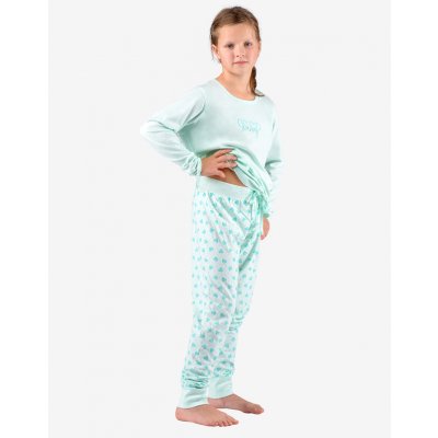 Gina dětské pyžamo 2022 29007P aqua akvamarín