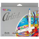 Officeline Colorino Artist Oboustranné skicovací fixy 12 barev R92470 – Zboží Mobilmania