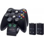 VENOM VS2891 Xbox 360 Black Twin Docking Station + 2 batteries – Zboží Mobilmania
