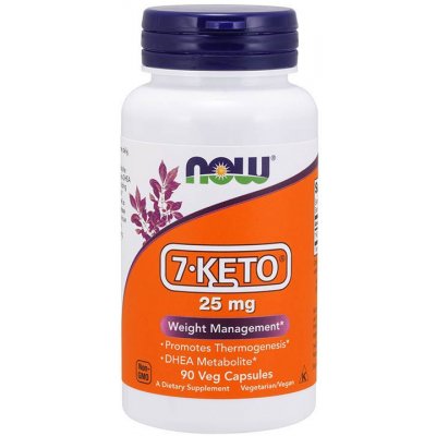 Now Foods 7-KETO 25 mg 90 Veg kapslí