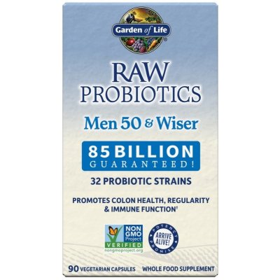 Garden of Life RAW Probiotika pro muže po 50+ 85miliard CFU 90 cps