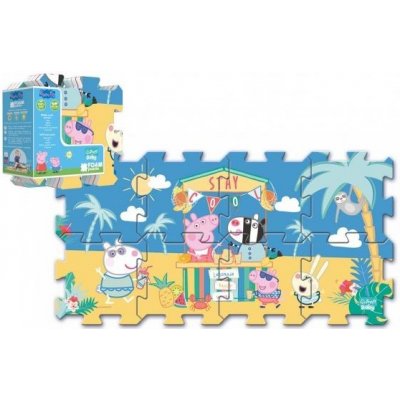 Trefl Pěnové puzzle Prasátko Peppa 32x32 cm 8 ks – Zbozi.Blesk.cz