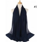 Šifónový šál přes společenské šaty Tmavě modrá – Zboží Dáma