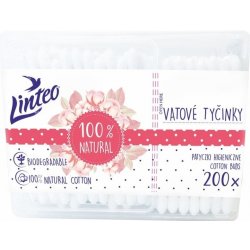 Linteo papírové Vatové tyčinky 200 ks box