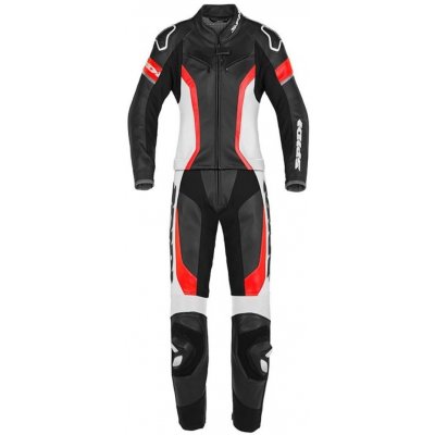 Dvoudílná kombinéza Spidi Laser Touring Lady černá/bílá/červená | Zboží Auto