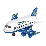 Kids World Hrací sada letadlo s rampou policie 35 x 35 x 20 cm – Zboží Dáma