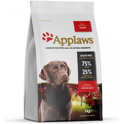 Applaws Dog Adult Large Breed Chicken 2 x 2 kg