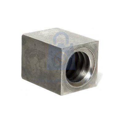 Matice trapézová čtyřhranná, ocelová, pravý závit 20x4 4hr. 40x40,L=50, balení 1 ks – Zboží Mobilmania