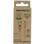 Swissten 71504300ECO USB/MICRO USB, 1,2m, bílý – Hledejceny.cz