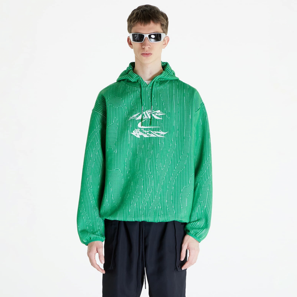 Nike x Off-White Men\'s Engineered Hoodie Kelly Green