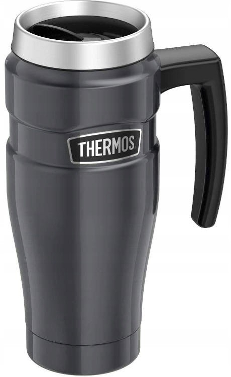 Thermos Vodotěsný termohrnek s madlem Style Metallic Gray 2021 0,47 l