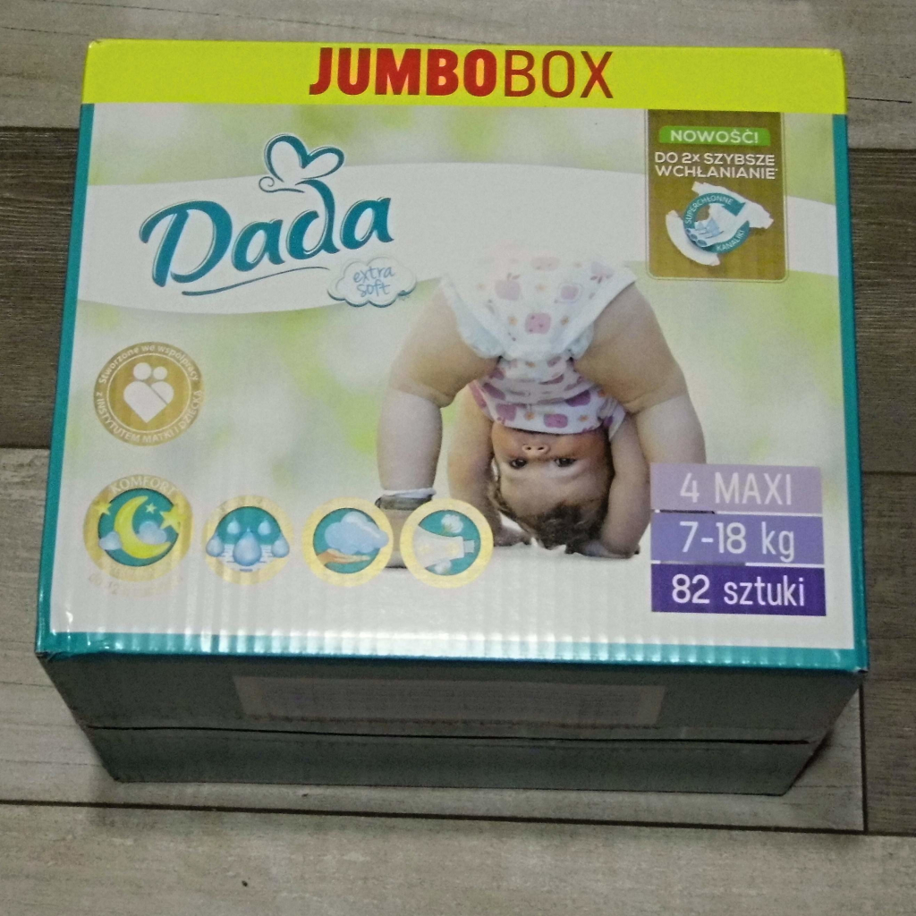 Dada Extra Soft Jumbobox 4 7-18 kg 82 ks od 278 Kč - Heureka.cz