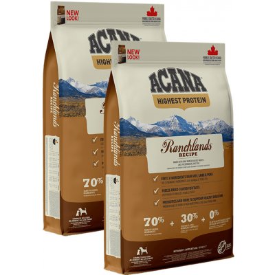 Acana REGIONALS RANCHLANDS DOG 2 x 11,4 kg