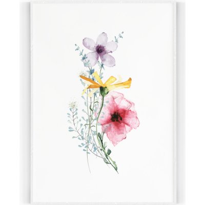 Plakát / Obraz Vintage Pololesklý saténový papír A4 - 21 x 29,7 cm – Zboží Dáma