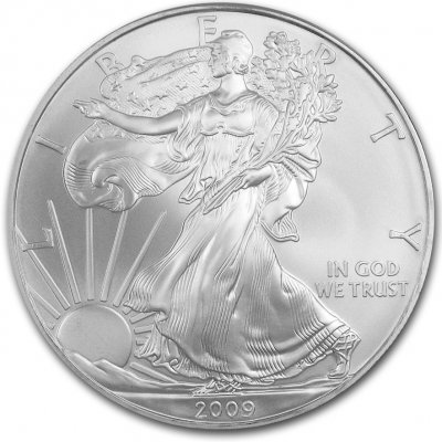 UNITED STATES MINT Stříbrná mince American Eagle 1 Oz 2009