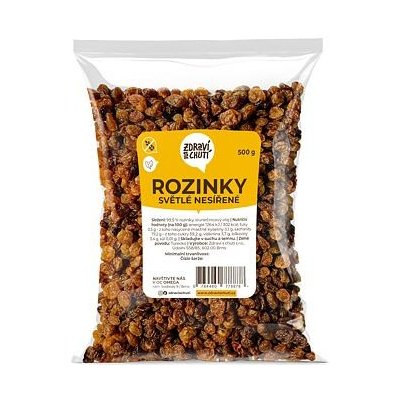 Zdraví s chutí Rozinky světlé nesířené 500 g – Hledejceny.cz