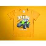Arex ČR Chlapecké tričko s krátkým rukávem Traktor 2 hořčicová – Hledejceny.cz