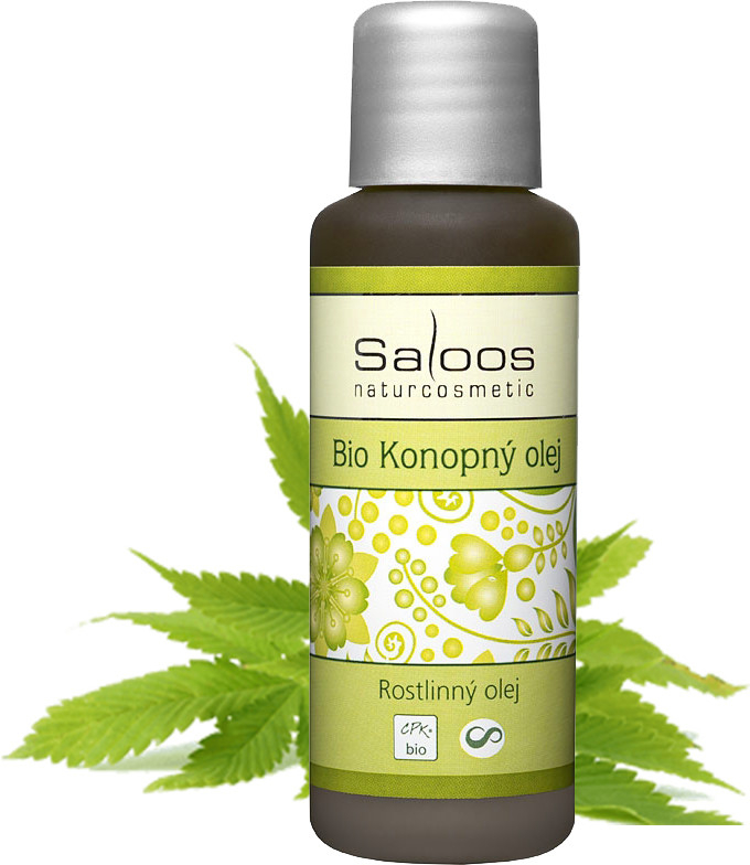 Saloos Bio konopný rostlinný olej lisovaný za studena 50 ml od 100 Kč -  Heureka.cz