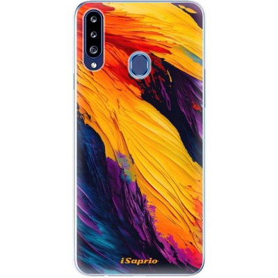 Pouzdro iSaprio - Orange Paint - Samsung Galaxy A20s – Zboží Mobilmania