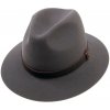 Klobouk Fedora Woodron Clasis šedá Q8046 12511/17BA