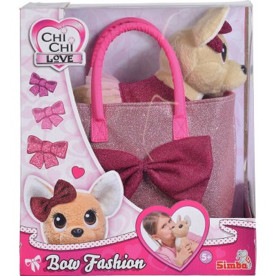 SIMBA Chi Chi Love Pejsek čivava Bow Fashion v tašce – Zboží Mobilmania