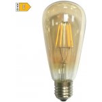Diolamp LED Filament žárovka Amber ST64 10W/230V/E27/2700K/1160Lm/360° – Zboží Mobilmania