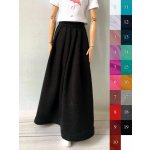 Bouutique BQ‑ELIYA Dlouhá splývavá plisovaná sukně pro panenky 29 cm – Sleviste.cz