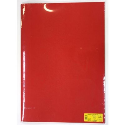 Kreslicí karton barevný A2 225 g 20 ks červená