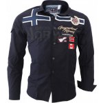Geographical Norway košile Zadock LS Men 100 tmavě Modrá – Zboží Dáma