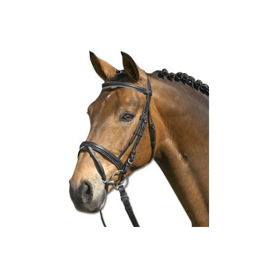 Waldhausen Kožená uzdečka STAR Lifestyle černo bílá – Zboží Dáma