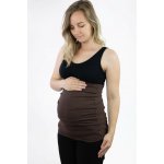 VFstyle těhotenský pás Comfort hnědý – Zboží Dáma
