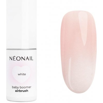 NeoNail Baby Boomer Airbrush barevný pudr na nehty odstín White 5 g – Zboží Dáma