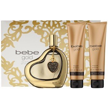 Bebe Perfumes Gold EDP 100 ml + tělové mléko 100 ml + sprchový gel 100 ml dárková sada