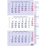 Nástěnný Helma Tříměsíční modrý s poznámkami 2026 – Sleviste.cz